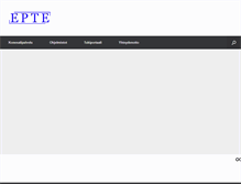 Tablet Screenshot of epte.fi